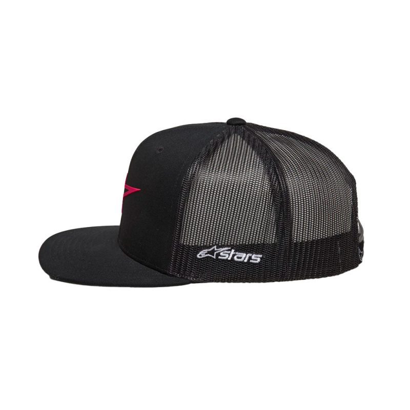 Alpinestars Ageless Black Red Trucker Hat 4