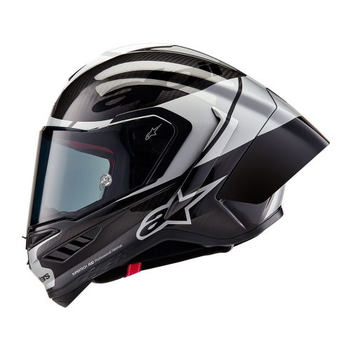 Alpinestars Supertech SR10 Element Black Silver Carbon Helmet 5