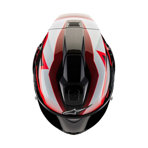 Alpinestars Supertech SR10 Team Black Carbon Red White Helmet 2