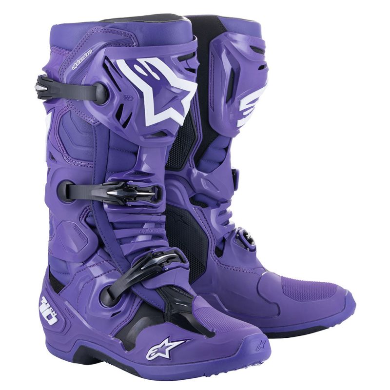 Alpinestars Tech 10 Ultra Violet Purple MX Boots 1