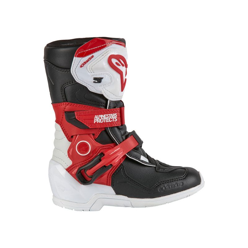 Alpinestars Tech 3s Black White Red Kids MX Boots 2