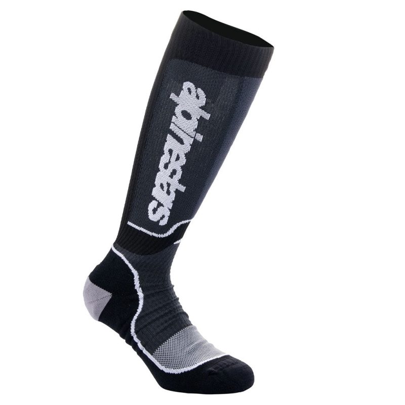 MX Plus Youth Black White Socks