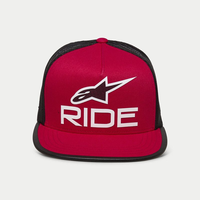 Ride 4.0 Red Black Trucker Hat