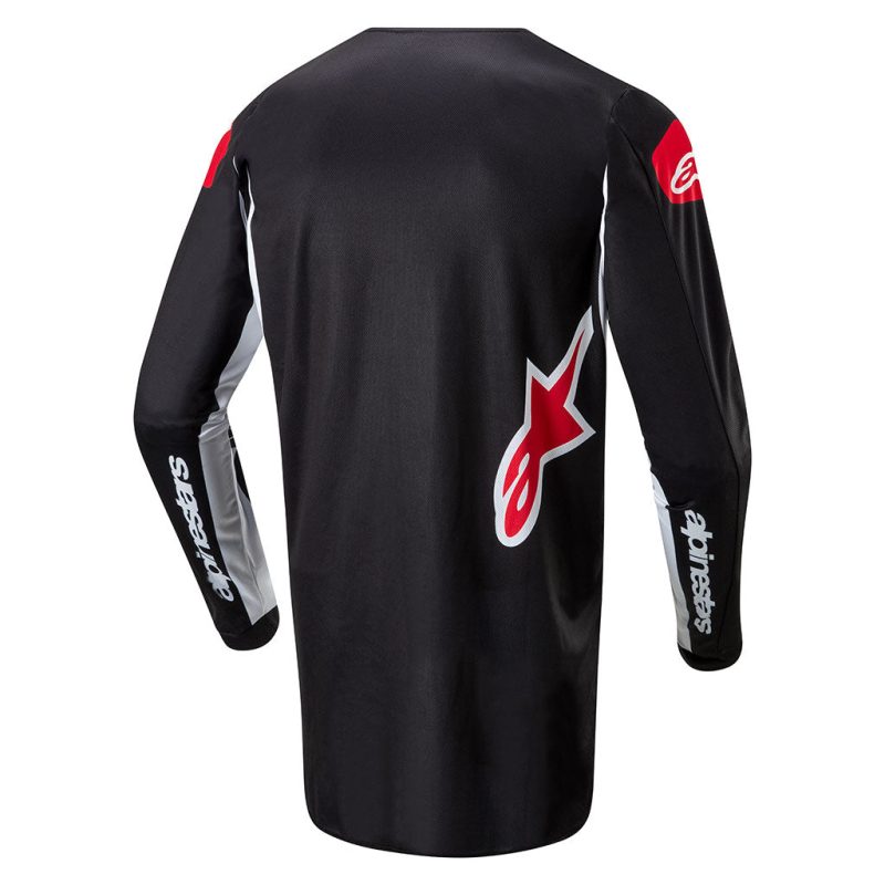 fluid lucent black white jersey back 1