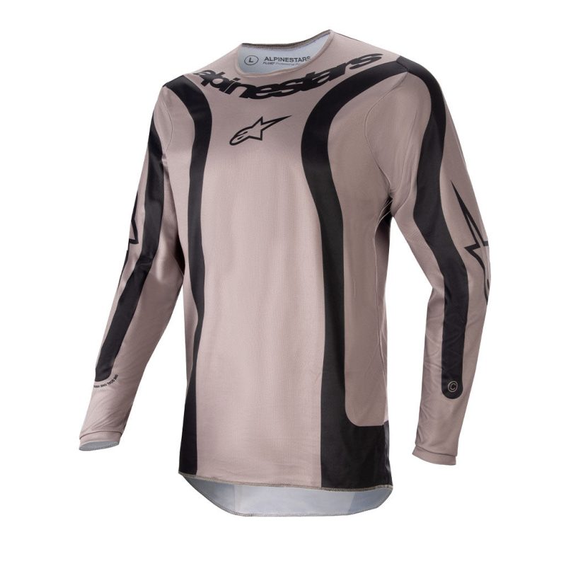 fluid lurv black mud jersey front