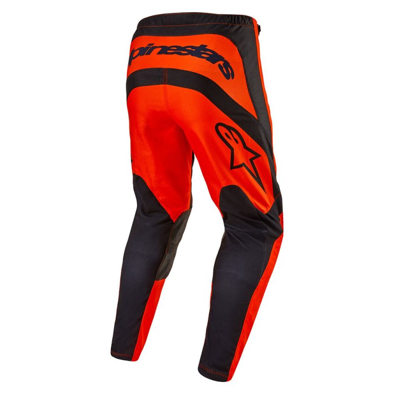 fluid lurv orange black pants back 1