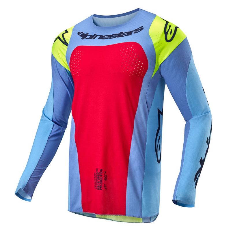 techstar ocuri blue red yellow jersey front