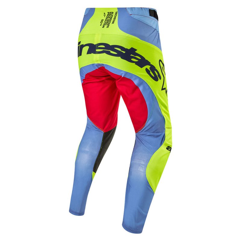 techstar ocuri blue red yellow pants back